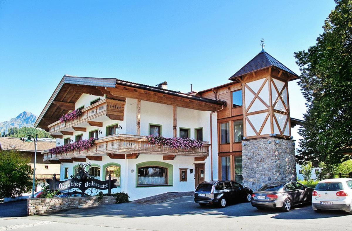 Hotel Hubertus mit Erlebnislandgasthof Reitherwirt Kitzbühel Exterior foto